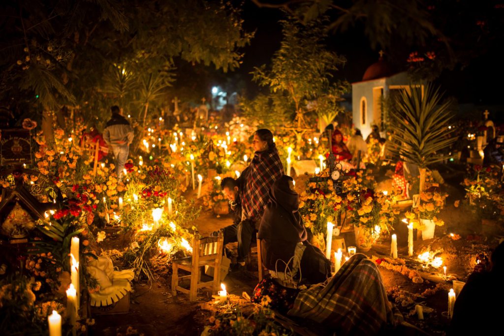 Noche de muertos en Patzcuaro Michoacán