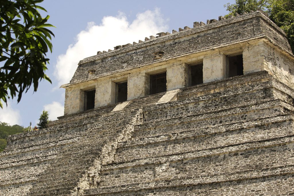 Templo de las inscripciones en Palenque Chiapas