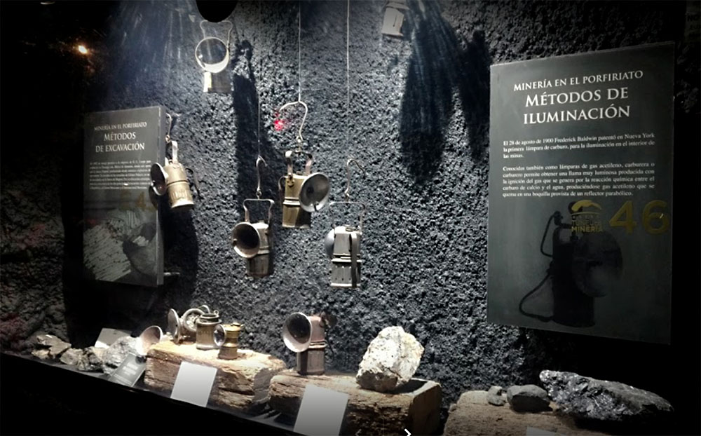 Exhibicion en el Museo Tunel de Mineria